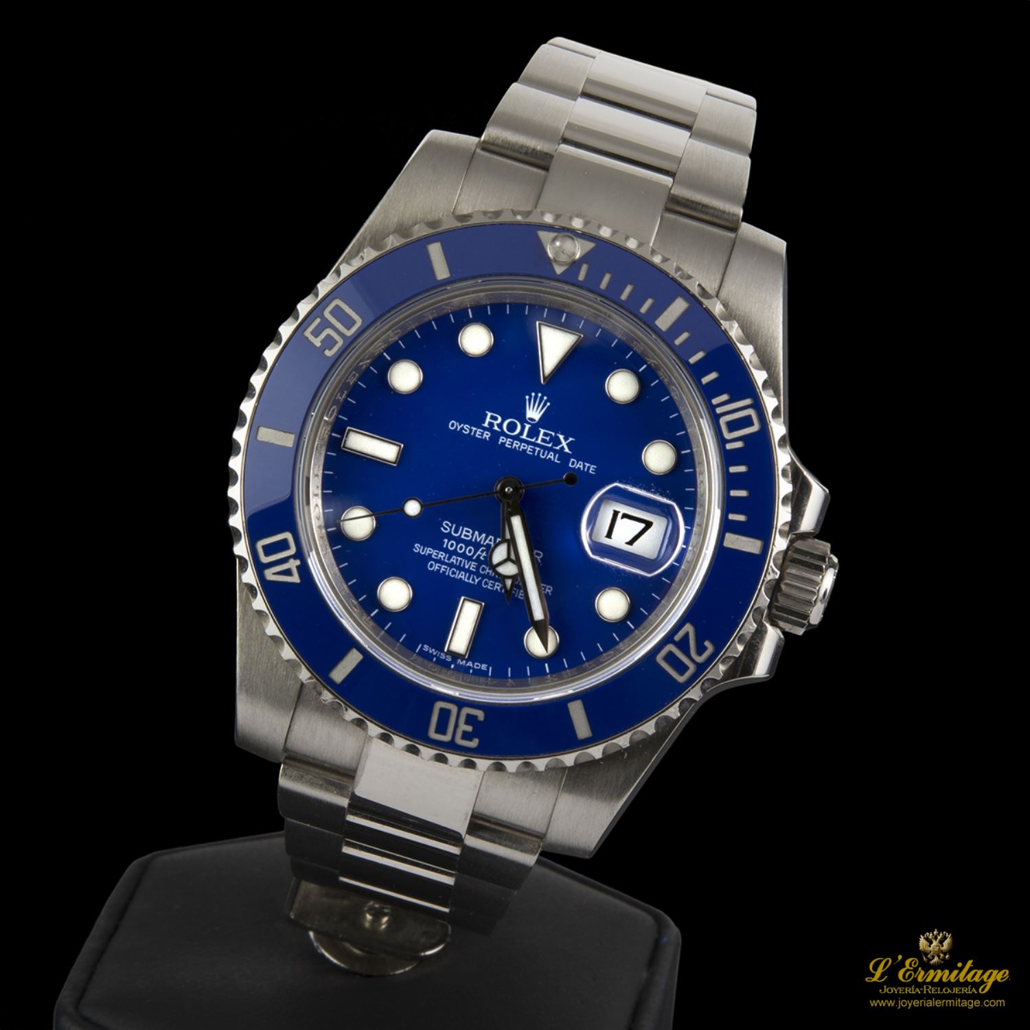 ROLEX SUBMARINER WHITE GOLD ROLEX SUBMARINER WHITE GOLD