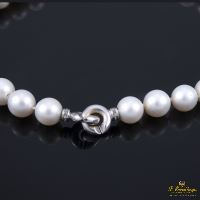Collar perlas australianas broche oro blanco