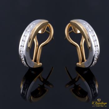 PENDIENTES<BR>PENDIENTES REALIZADOS EN ORO BLANCO Y ... · ref.: RMX