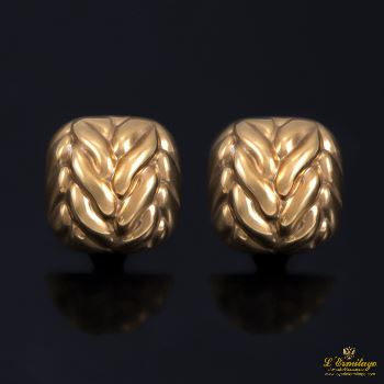 PENDIENTES<BR>PENDIENTES LABRADOS ORO AMARILLO · ref.: (IMX)