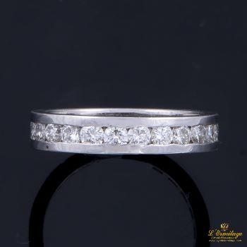 ANILLOS / SORTIJAS<BR>SORTIJA ALIANZA CATALANA ORO BLANCO. T... · ref.: (NLER)