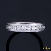 ANILLOS / SORTIJAS<BR>SORTIJA ALIANZA CATALANA ORO BLANCO. T...