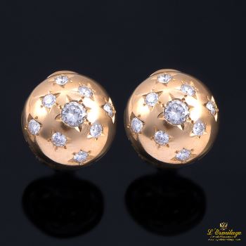 PENDIENTES<BR>PENDIENTES EN ORO AMARILLO Y BRILLANTE... · ref.: (  )