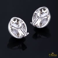 Pendientes oro blanco