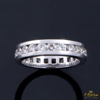 ANILLOS / SORTIJAS<BR>SORTIJA ALIANZA CATALANA ORO BLANCO Y ...