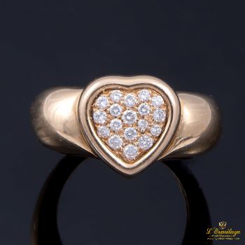 ANILLOS / SORTIJAS<BR>ANILLO CORAZÓN ORO AMARILLO Y DIAMANTE... · ref.: A 56563