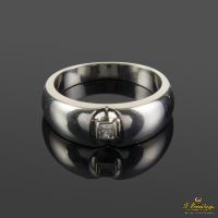 ANILLOS / SORTIJAS<BR>SOLITARIO REALIZADA EN ORO BLANCO CON ...