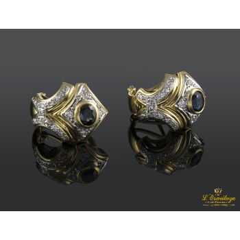 PENDIENTES<BR>PENDIENTES EN ORO AMARILLO Y ORO BLANC... · ref.: SRS