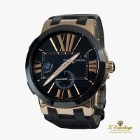 Executive dual time oro amarillo caballero 