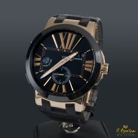 Executive dual time oro amarillo caballero 