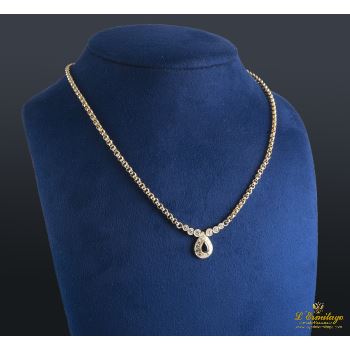 COLLARES<BR>COLLAR REALIZADO EN ORO AMARILLO CON U... · ref.: SMX