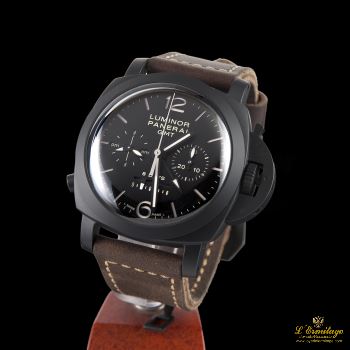 PANERAI<BR>LUMINOR GMT 8 DAYS CERAMIC · ref.: PAM00317