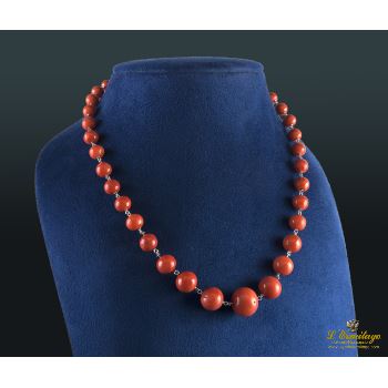 COLLARES<BR>COLLAR BOLAS DE CORAL · ref.: (IM)