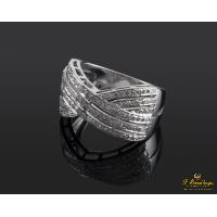 ANILLOS / SORTIJAS<BR>SORTIJA ORO BLANCO Y DIAMANTES. TALLA ...