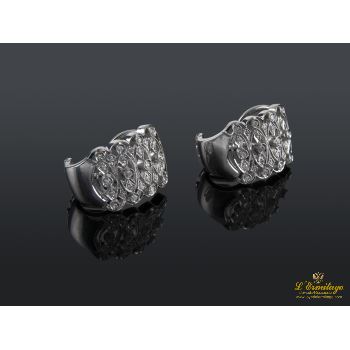 PENDIENTES<BR>PENDIENTES REALIZADOS EN ORO BLANCO Y ... · ref.: RLI