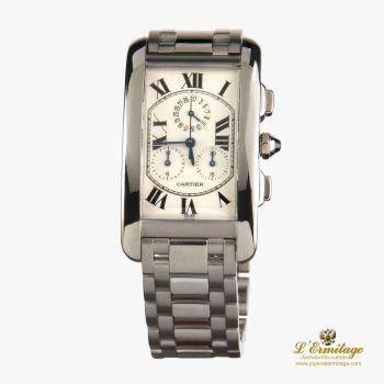 CARTIER<BR>TANK AMERICAINE ORO BLANCO CHRONOREFLE... · ref.: 2312