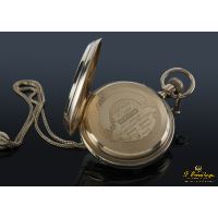 Reloj bolsillo oro amarillo 3 tapas cuerda manual