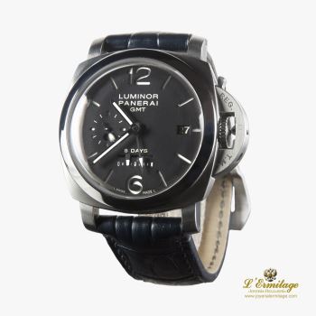 PANERAI<BR>LUMINOR 1950 8 DAYS GMT ACERO CUERDA M... · ref.: PAM00233