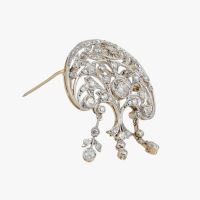 Broche-alfiler diamantes