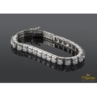 Pulsera riviere oro blanco