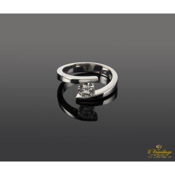 ANILLOS / SORTIJAS<BR>SORTIJA SOLITARIO ORO BLANCO COLOR I, ... · ref.: PRESENTA CERTIFICADO...