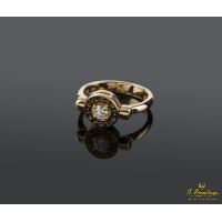 ANILLOS / SORTIJAS<BR>BULGARI-BULGARI ORO ROSA CON BRILLANTE