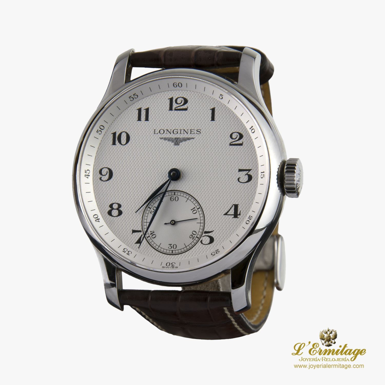 Longines Master Acero Cuerda Manual Caballero 48Mm. Cuerda Manual. Acero. Reloj De Caballero/Unisex · Compra Venta de Relojes de Lujo Joyas · Joyería L'Ermitage