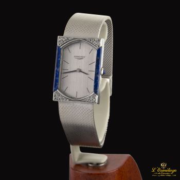 LONGINES<BR>RECTANGOLO DIAMOND LAPIZLAZULI · ref.: 