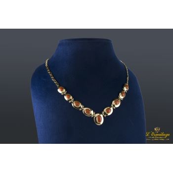 COLLARES<BR>GARGANTILLA ORO AMARILLO EN DEGRADE CO... · ref.: (LX)