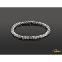 Pulsera riviere oro blanco