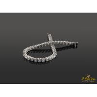 Pulsera riviere oro blanco