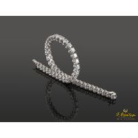 Pulsera riviere oro blanco