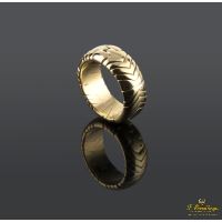 ANILLOS / SORTIJAS<BR>ANILLO ORO AMARILLO TUBOGAS