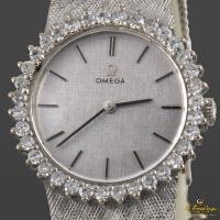 Lady oro blanco con diamantes  