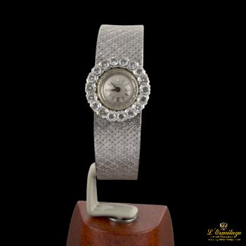 LONGINES<BR>CLASSIC ORO BLANCO Y DIAMANTES CUERDA ... · ref.: (NAIM)