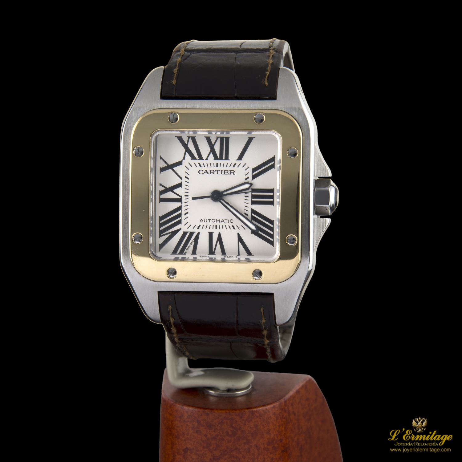 CARTIER SANTOS 100 ACERO Y ORO