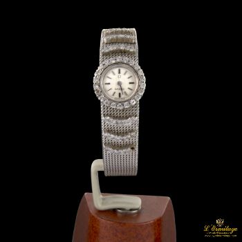 OMEGA<BR>SEÑORA ORO BLANCO BRILLANTES · ref.: 