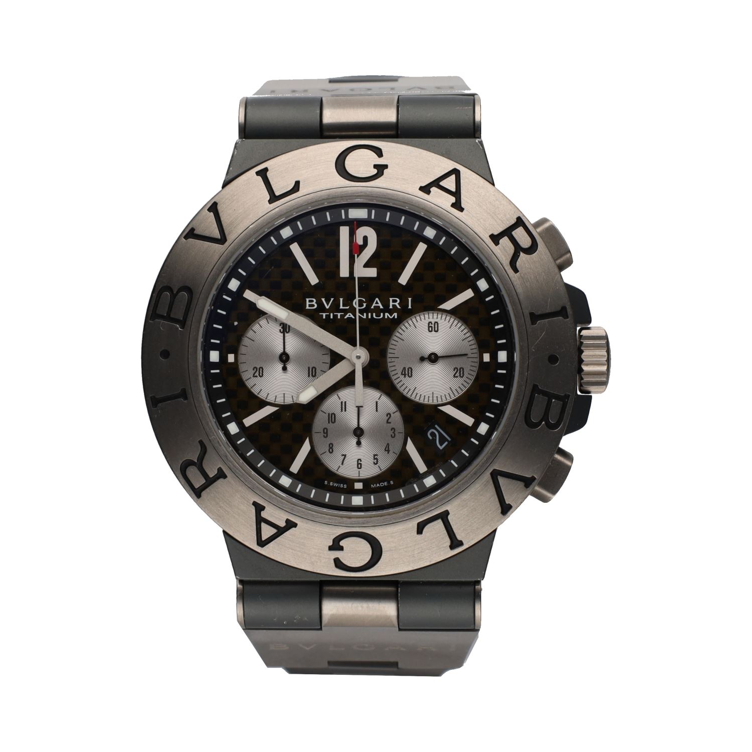 Goma de dinero Triturado Acercarse Reloj Bulgari Diagono Titanium Chrono Automático 44Mm. Automático. Titanio.  Reloj De Caballero/Unisex · Compra Venta de Relojes de Lujo y Joyas ·  Joyería L'Ermitage