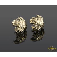 Pendientes tiffany & co realizados en oro amarillo.