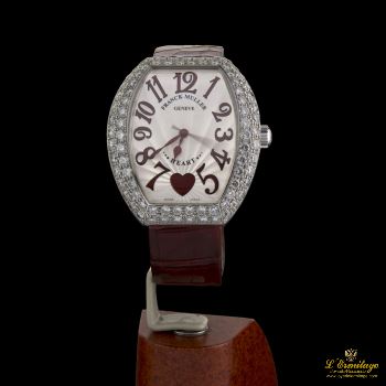 FRANCK MULLER<BR>HEART WHITE GOLD DIAMONDS. · ref.: 5000 H SC C 6H D2