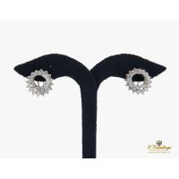 Pendientes tiffany & co platino y diamantes.