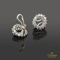 Pendientes tiffany & co platino y diamantes.