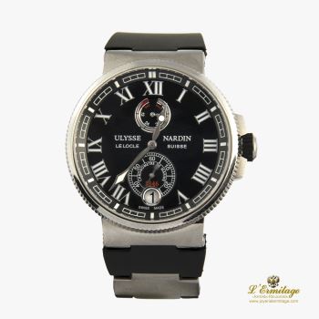 ULYSSE NARDIN<BR>MARINE CHRONOMETER ACERO 43MM. · ref.: 1183-126