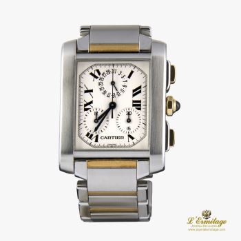 CARTIER<BR>TANK FRANCES CHRONO ACERO Y ORO CABALL... · ref.: 2303