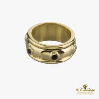 ANILLOS / SORTIJAS<BR>SORTIJA ORO AMARILLO RUBÍES ZAFIROS Y ...