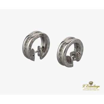 PENDIENTES<BR>PENDIENTES B.ZERO1 ORO BLANCO Y DIAMAN... · ref.: 345581