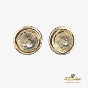 PENDIENTES<BR>PENDIENTES ORO AMARILLO CRISTAL DE ROC... · ref.: (ANM)