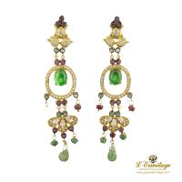 PENDIENTES<BR>PENDIENTES COLGANTES DE ORIGEN INDIO O...