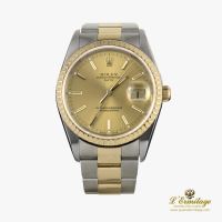 Date acero y oro caballero 34mm 