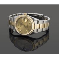 Date acero y oro caballero 34mm 